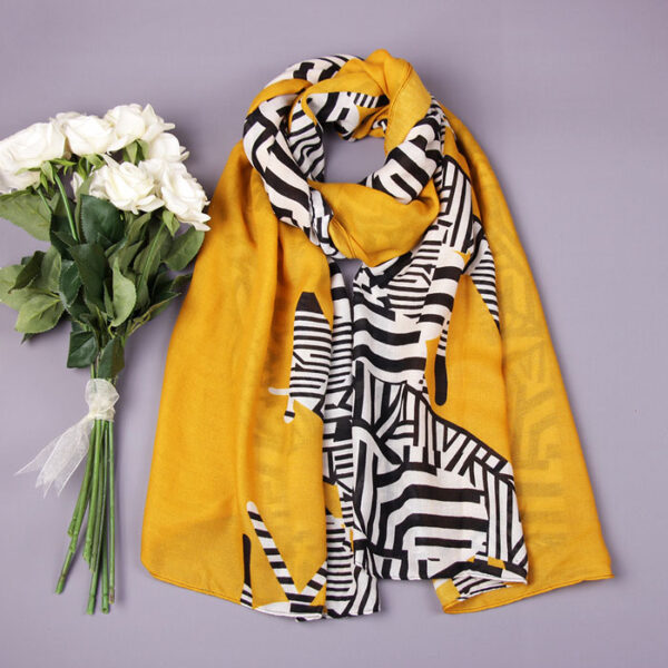 شال چهار فصل ZEBRA