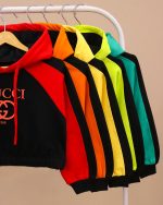 هودی کراپ شلوار بگ GUCCI NZDE - Image 55