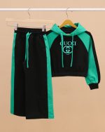 هودی کراپ شلوار بگ GUCCI NZDE - Image 57