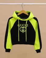 هودی کراپ شلوار بگ GUCCI NZDE - Image 48