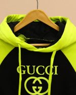 هودی کراپ شلوار بگ GUCCI NZDE - Image 45
