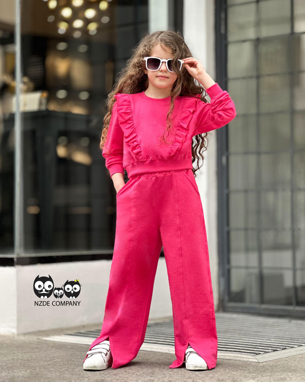 کراپ شلوار بگ چاکدار girl NZDE - Image 1
