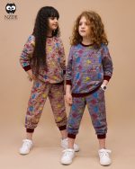 بلوز شلوار چاپی دایناسور NZDE
