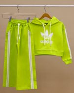 هودی کراپ شلوار بگ استایل ADIDAS NZDE - Image 94