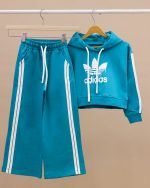 هودی کراپ شلوار بگ استایل ADIDAS NZDE - Image 84