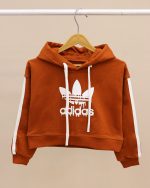 هودی کراپ شلوار بگ استایل ADIDAS NZDE - Image 108