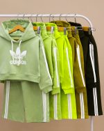هودی کراپ شلوار بگ استایل ADIDAS NZDE - Image 69