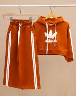 هودی کراپ شلوار بگ استایل ADIDAS NZDE - Image 104