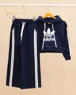 هودی کراپ شلوار بگ استایل ADIDAS NZDE - Image 125