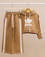 هودی کراپ شلوار بگ استایل ADIDAS NZDE - Image 86