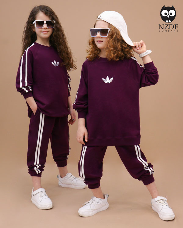 بلوز شلوار نواری آدیداس کد565 - Image 1