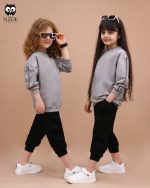 بلوز شلوار مغزی دوزی بگ استایل colorful کد 562