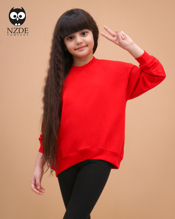 بلوز دخترونه کشبافت ضربدری کد 574 - Image 1