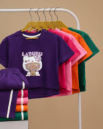 کراپ شلوار بگ Labubu Kitty - Image 13