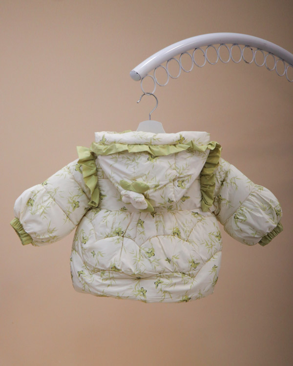 کاپشن دخترانه گل و پروانه - Image 9