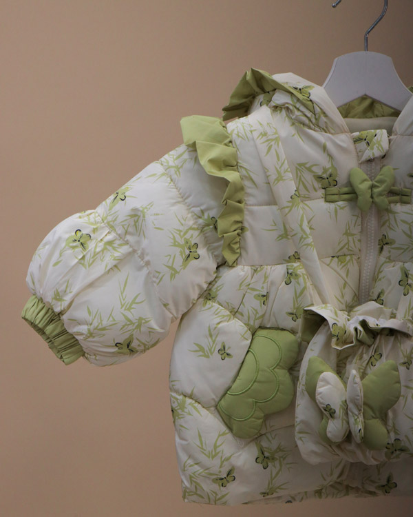 کاپشن دخترانه گل و پروانه - Image 13