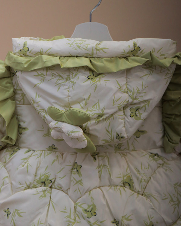 کاپشن دخترانه گل و پروانه - Image 7