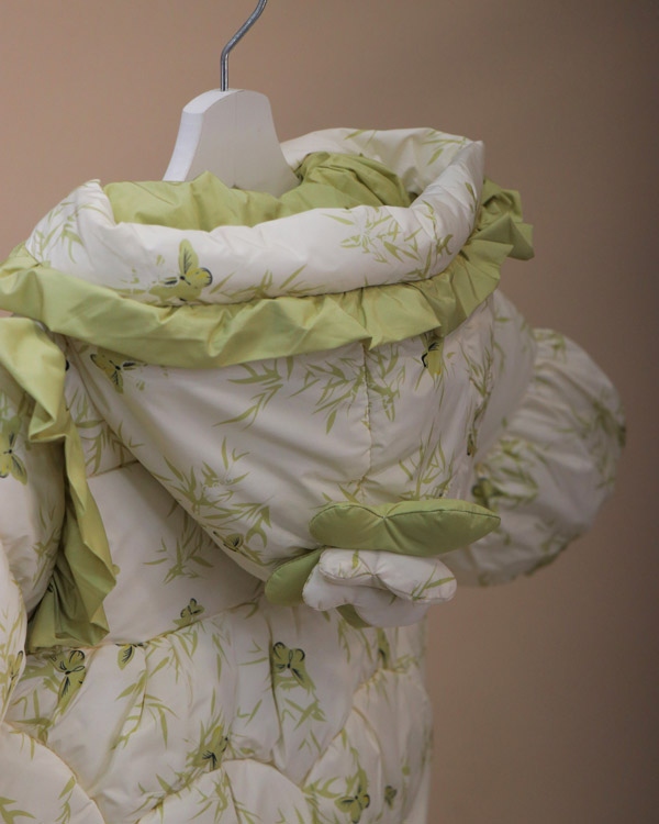 کاپشن دخترانه گل و پروانه - Image 6