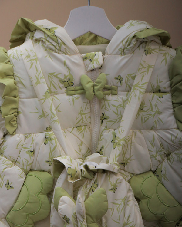 کاپشن دخترانه گل و پروانه - Image 10