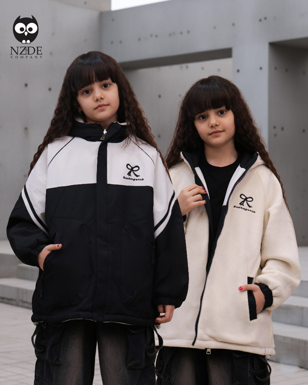 کاپشن دو رو RAEBNYOTUB - تصویر 1