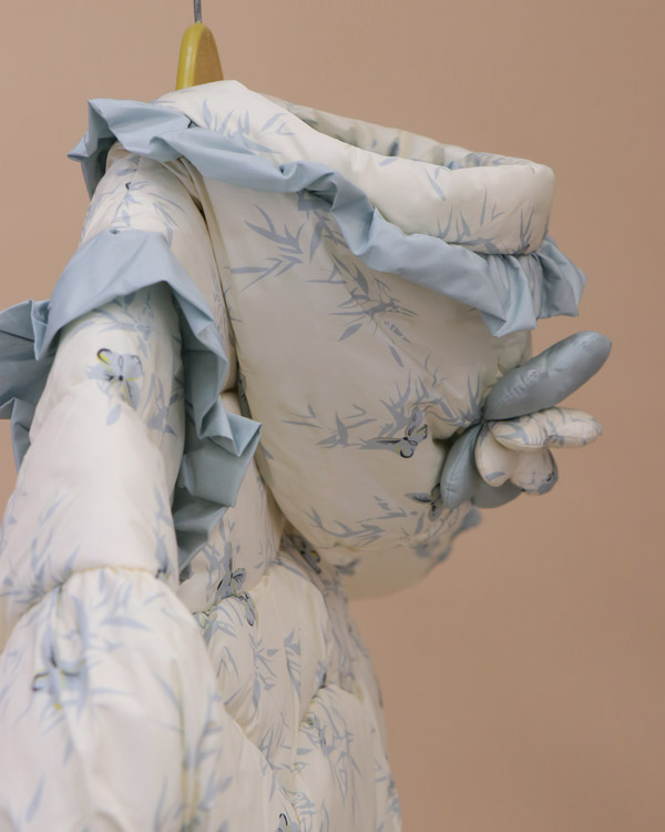 کاپشن دخترانه گل و پروانه - Image 18