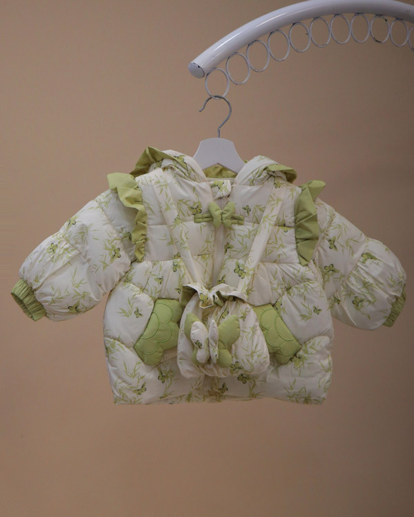 کاپشن دخترانه گل و پروانه - Image 11