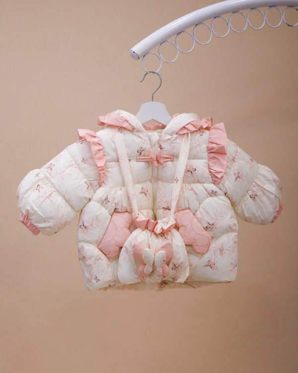 کاپشن دخترانه گل و پروانه - Image 15