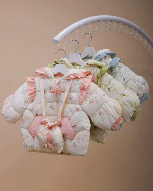 کاپشن دخترانه گل و پروانه - Image 14