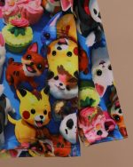 بلوز شلوار مخمل نانو 5 بعدی Cat - Image 8