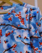 بلوز شلوار مخمل نانو 5 بعدی گنجشک  family - Image 4