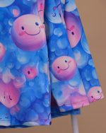 بلوز شلوار مخمل نانو 5 بعدی حباب خوشحال  family - Image 4