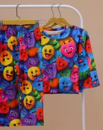 بلوز شلوار مخمل نانو 5 بعدی توپک Family - Image 7