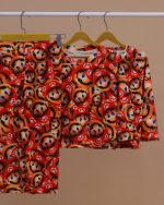 بلوز شلوار مخمل نانو 5 بعدی ماریو - Image 10