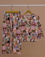 بلوز شلوار مخمل نانو 5 بعدی Labubu family - Image 10