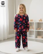 بلوز شلوار مخمل نانو 5 بعدی گل کاموایی family