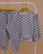 بلوز شلوار ملانژ تمام چاپ گوچی - Image 8