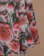 بلوز شلوار مخمل نانو 5 بعدی گلدار family - Image 5