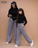 شلوار فوتر ست مادر دختری