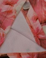 بلوز شلوار مخمل نانو 5 بعدی خرس صورتی  family - Image 4