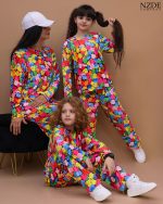 بلوز شلوار مخمل نانو 5 بعدی لباس رنگی family