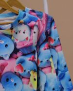 بلوز شلوار مخمل نانو 5 بعدی خرسی - Image 5