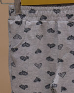 بلوز شلوار تمام چاپ قلب خط خطی - Image 8