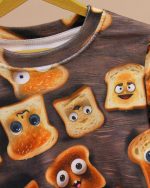 بلوز شلوار مخمل نانو 5 بعدی bread  family - Image 7