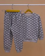 بلوز شلوار ملانژ تمام چاپ گوچی - Image 12