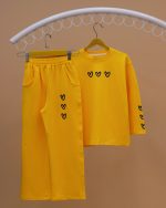 بلوز شلوار دخترانه قلب - Image 12