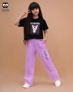 کراپ شلوار دخترانه Kuromi