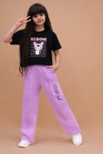 کراپ شلوار دخترانه Kuromi