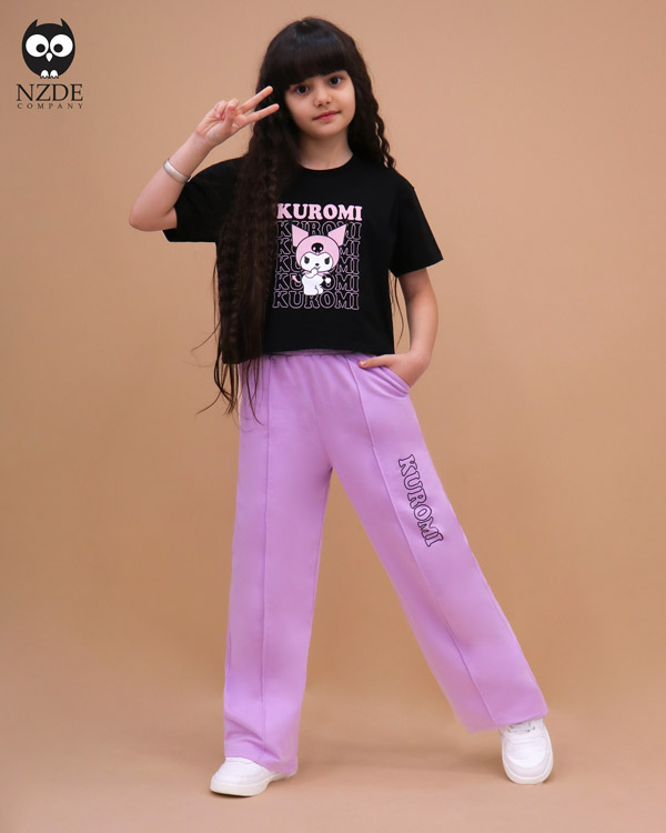 کراپ شلوار دخترانه Kuromi - Image 1
