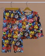 بلوز شلوار مخمل نانو 5 بعدی Cat - Image 10