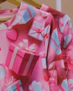 بلوز شلوار مخمل نانو 5 بعدی bear family - Image 5